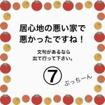 居心地の悪い家で悪かったですね！⑦