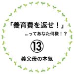 養育費を返せ！って…あなた何様！？⑬